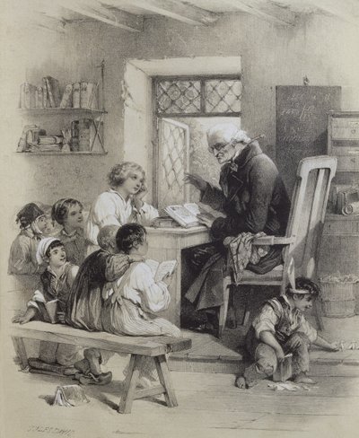 The school teacher by Jules David